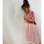 Pink Velvet Soft Tulle Dress, thumbnail 9 of 10