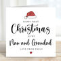 Personalised First Christmas As Nan And Grandad Card, thumbnail 2 of 3