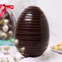 Vegan Salted Caramel Dark Chocolate Easter Egg, thumbnail 1 of 3