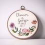 Personalised Hand Embroidered Celebration Hoop, thumbnail 2 of 7