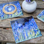 Bluebell Ceramic Coasters Set Of Four, thumbnail 1 of 5