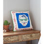 Piped Linen Cushion Cover 'The Man's Head', thumbnail 4 of 5