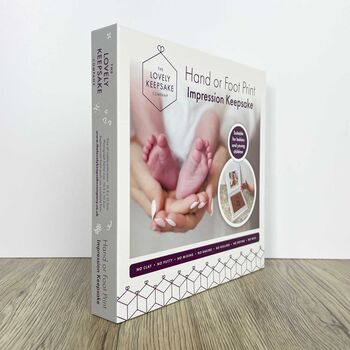 Baby Hand Or Foot Print Impression Kit New Baby Or Baby Shower Gift, 7 of 12