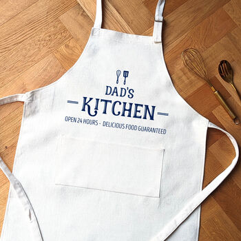 Personalised Dad's Kitchen Apron Cooking Gift For Dad, 2 of 2