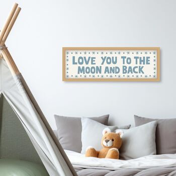 To The Moon And Back Framed Print, 9 of 12