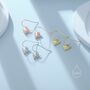 Sterling Silver Dangling Highland Cow Drop Earrings, thumbnail 4 of 11