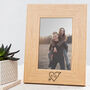 Personalised Couples Carved Heart Photo Frame, thumbnail 1 of 7