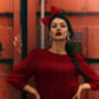 Sculptural Red Bow Fascinator 'Ava', thumbnail 6 of 11