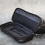 Personalised Leather Toiletry Wash Bag Men's Gift, thumbnail 12 of 12