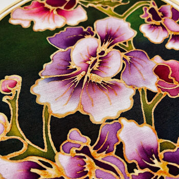Midnight Orchid DIY Batik Craft Kit For Beginners, 3 of 5