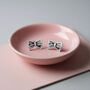 Sterling Silver Bow Stud Earrings, thumbnail 1 of 5