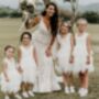 Aria In Ivory~ Party Or Flower Girl Dress, thumbnail 1 of 6