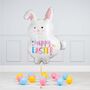 Happy Easter Pastel Pink Bunny Balloon Package, thumbnail 3 of 4