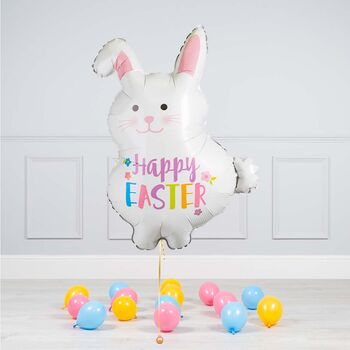 Happy Easter Pastel Pink Bunny Balloon Package, 3 of 4