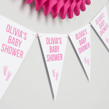 Personalised Baby Shower Bunting, 2 of 10