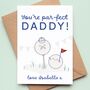 Personalised Golf Father's Day Card, thumbnail 3 of 6