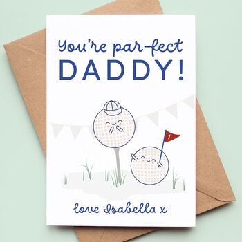 Personalised Golf Father's Day Card, 3 of 6