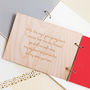 Personalised Minimalist Wedding Guest Book, thumbnail 2 of 5