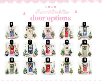 Personalised New Home Christmas Door Bauble, 2 of 5