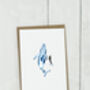 Personalised Whale And Diver Greetings Card, thumbnail 4 of 4