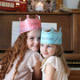 Set Of Three Personalised Paper Folklore Crowns, thumbnail 1 of 2