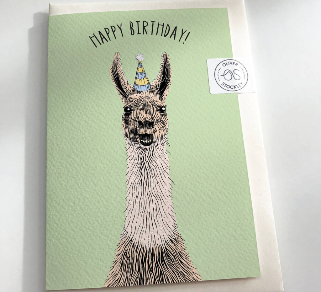 Llama Birthday Card, 1 of 6