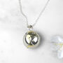 You Are My World Pregnancy Necklace For Mum To Be, thumbnail 3 of 3