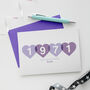 Personalised Year Of Hearts Birthday Card, thumbnail 3 of 5