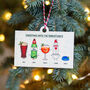 Personalised Drinks Christmas Tree Decoration, thumbnail 1 of 8