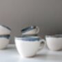 Blue Tea Cup With Saucer Porcelain, thumbnail 8 of 9