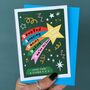 Daddy I/We Love You Shooting Star Card, thumbnail 3 of 6