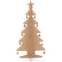 Kid Eco Cardboard Christmas Tree Three Pack Brown, thumbnail 3 of 6