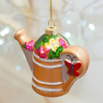 Greenhouse Shaped Bauble Christmas Tree Decoration, 6 of 6