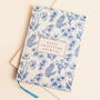 Blue Wildflower Self Care Daily Gratitude Journal, thumbnail 1 of 6