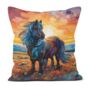 Shetland Pony Hand Made Poly Linen Cushions, thumbnail 2 of 9