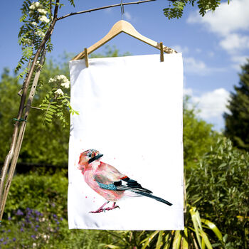 Inky Jay Tea Towel, 3 of 10