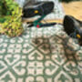 My Mat Patterned Washable My Harlequin Tile Green Mat, thumbnail 4 of 4