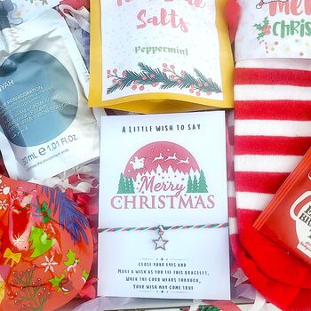 Chrismas Eve Pamper Hamper, Christmas Hug In A Box, 6 of 8