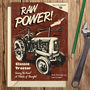 Vintage Style Tractor Card, thumbnail 1 of 2