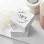 Personalised Wedding Wreath Double Ring Box, thumbnail 2 of 4