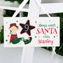 Personalised Elf Christmas Countdown Sign For Kids, thumbnail 4 of 6