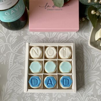 Father's Day Chocolate Coated Oreo Letterbox Gift, 4 of 12