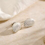 Angel Shell Stud Earrings, thumbnail 3 of 6