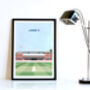 England Lord's Cricket Ground Art Print Personalised Gift, thumbnail 3 of 6