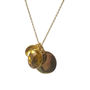 Citrine Gold Necklace Gift For Her, thumbnail 1 of 2