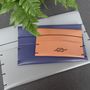 Personalised Love Knot Leather Travel Journal Or Wallet, thumbnail 6 of 8