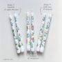 Hand Painted Wildflower White Taper Candles, thumbnail 2 of 7