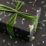 Luxury Botanical Christmas Wrapping Paper, Mistletoe, thumbnail 2 of 4