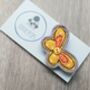 Embroidered Butterfly Brooch, thumbnail 5 of 7
