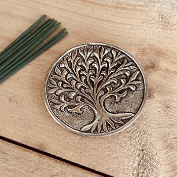 Tree Of Life Incense Holder Plate | Mindful Home Decor, 5 of 6